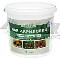 Лак універсальний Arsal акриловий 1 л шовковисто-матовий