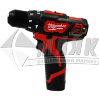Дриль-шурупокрут акумуляторний ударний MILWAUKEE M12 BPD-202C