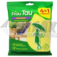 Серветки для прибирання целюлоза Frau Tau Преміум 5 шт
