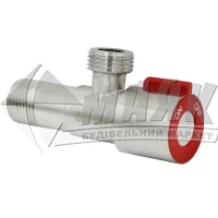 Кран кульовий 1/2" х 1/2" кутовий LEDEME LM70507Н нерж
