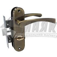 Замок врізний з ручками Avers 5223-WC-AB-L під фіксатор бронза