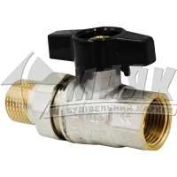 Кран американка повнопрохідний MAREK 1/2" внутрішня-зовнішня різьба ручка