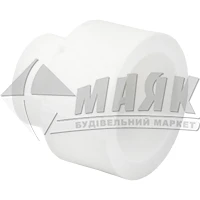 Муфта поліпропіленова редукційна Tebo 32×20 мм біла