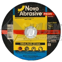 Круг абразивний шліфувальний Novoabrasive 14А A24R BF 180×6,0×22,23 мм
