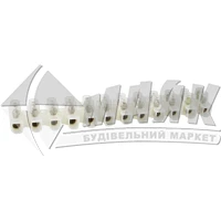 Колодка клемна 1,5-4 мм 6А PE-U