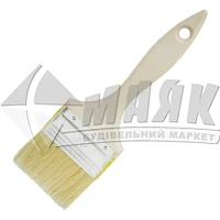 Пензель плаский OSTERO PROFI 70 мм дерев'яна ручка