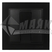 Вимикач триклавішний Mono Electric DESPINA графіт