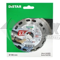 Диск алмазний відрізний DiStar 1A1R Esthete 2.0 125×1,1/0,9×6×22,23 мм суцільний