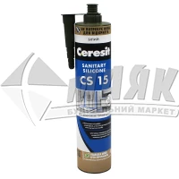 Герметик силіконовий санітарний Ceresit CS 15 280 мл білий