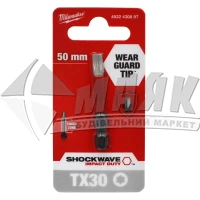 Біта MILWAUKEE SHOCKWAVE T30×50 мм