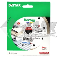 Диск алмазний відрізний DiStar 1A1R Ceramics 125×1,4×8×22,23 мм суцільний