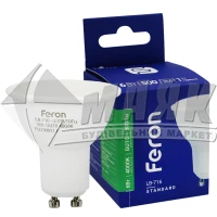Лампа світлодіодна точкова Feron 6Вт GU10 MR16 4000°К (LB-716) 25685
