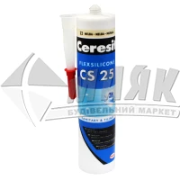 Герметик для швів Ceresit CS 25 FlexSilicone 280 мл мельба