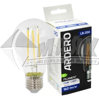Лампа світлодіодна класична (груша) філаментна ARDERO Filament 7,4Вт Е27 А60 4000°К