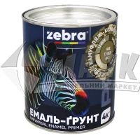 Емаль-ґрунт алкідна ZEBRA PROF 1302 17-0620 Aloe 0,8 кг