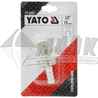 Муфта універсальна швидкознімна YATO 3/8" зі штуцером для шланга 10 мм